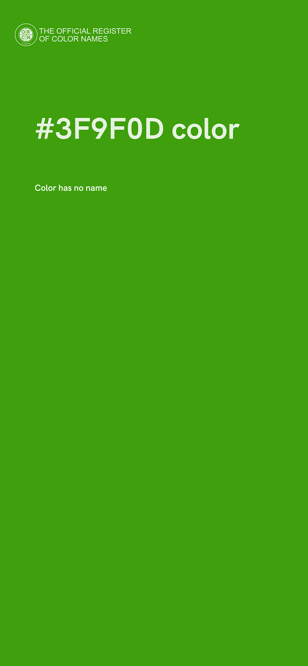 #3F9F0D color image