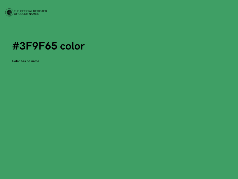 #3F9F65 color image