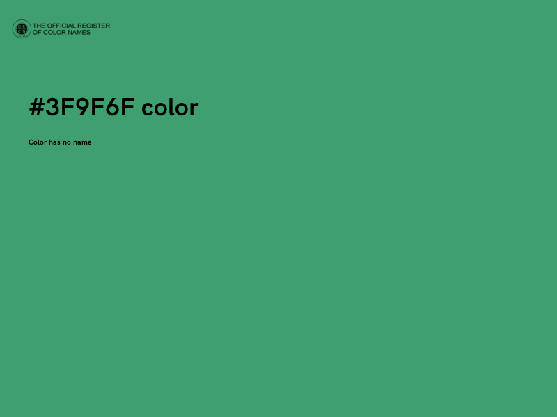 #3F9F6F color image