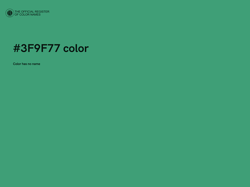 #3F9F77 color image