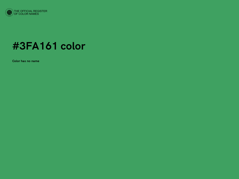 #3FA161 color image