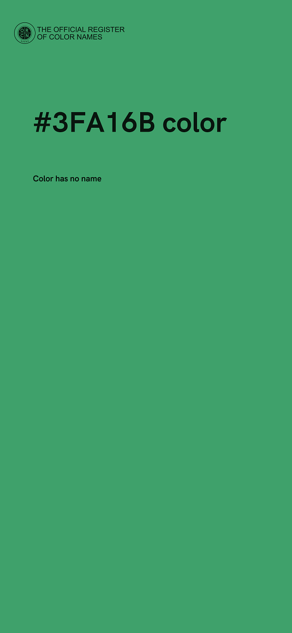 #3FA16B color image