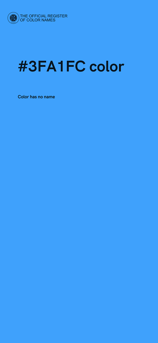 #3FA1FC color image