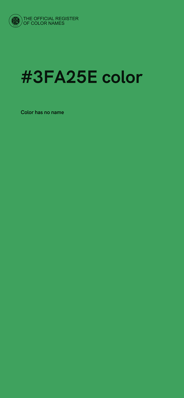 #3FA25E color image