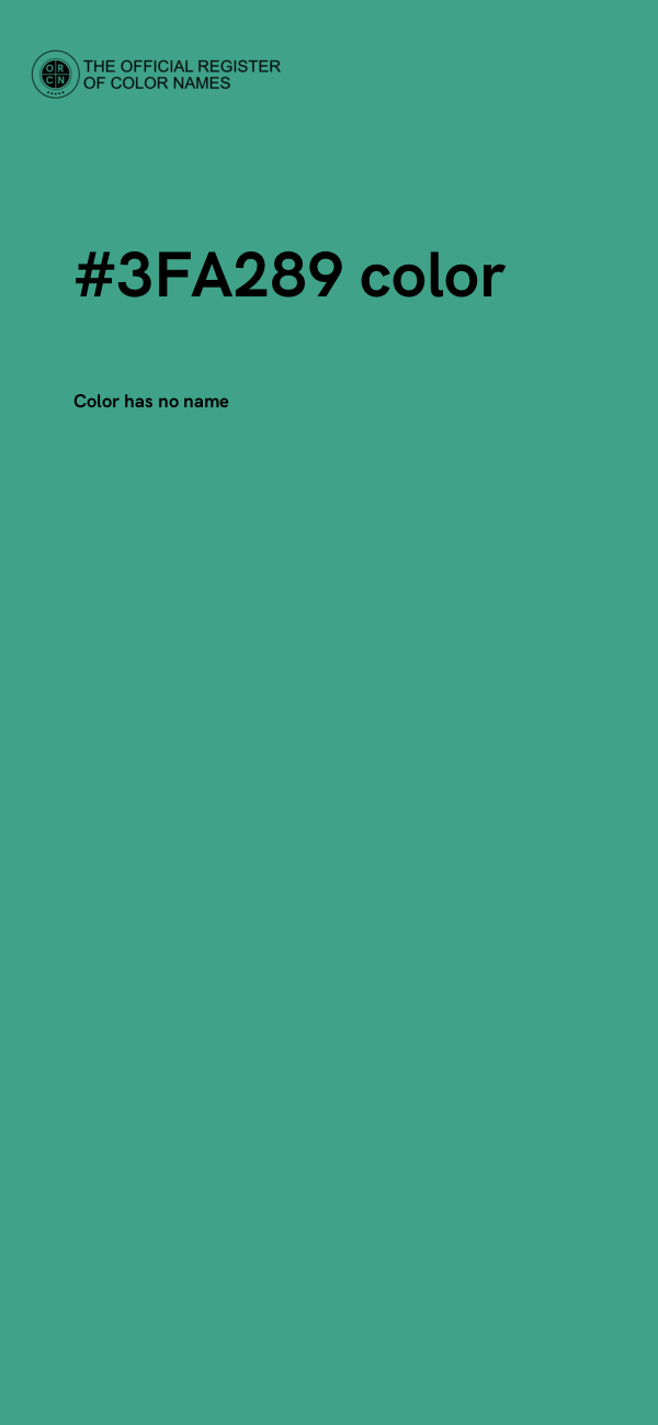 #3FA289 color image