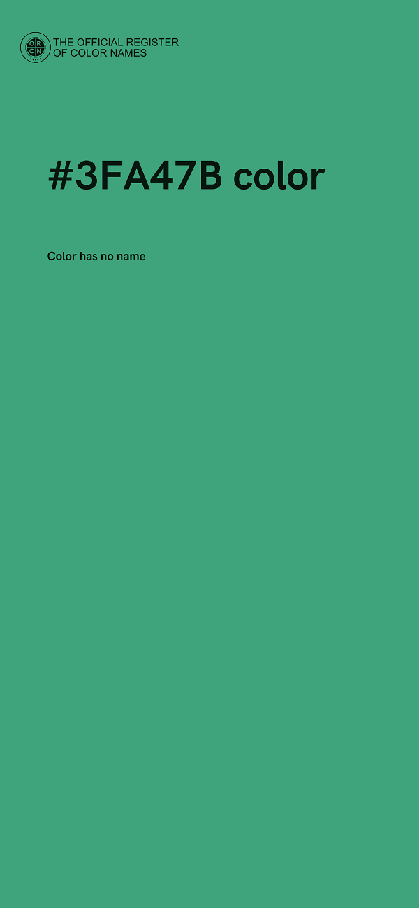 #3FA47B color image