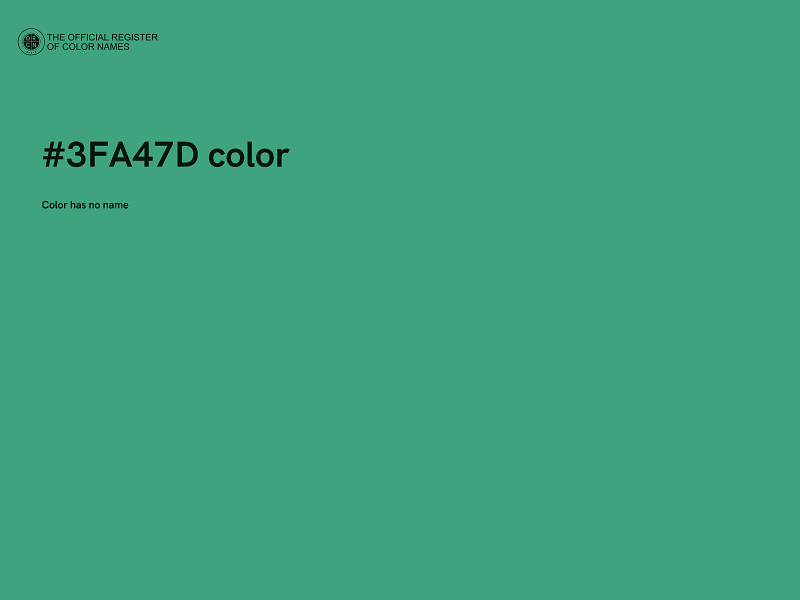 #3FA47D color image