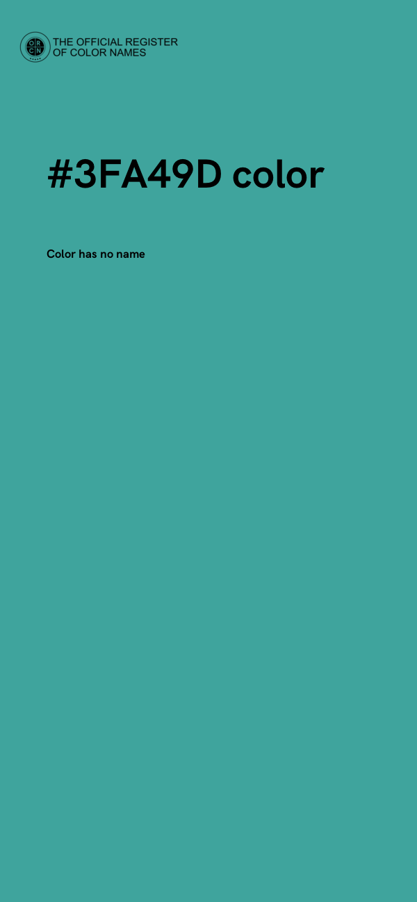#3FA49D color image