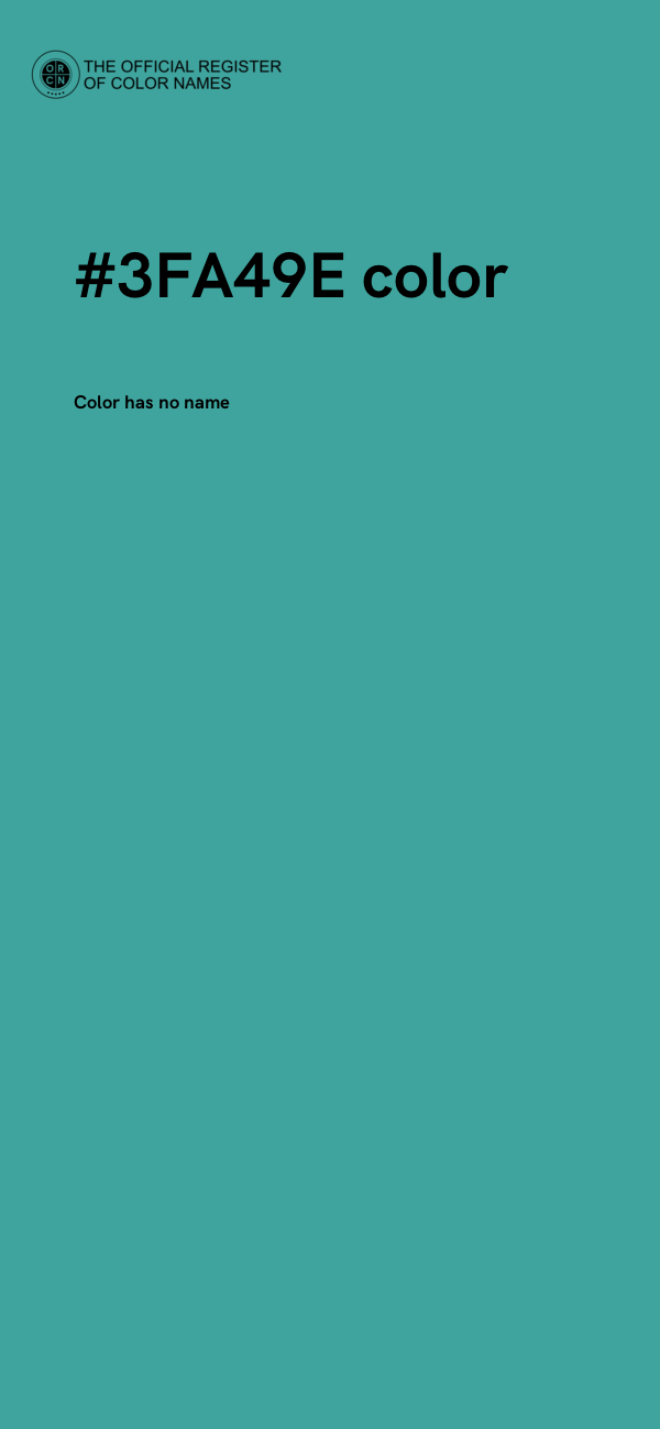 #3FA49E color image