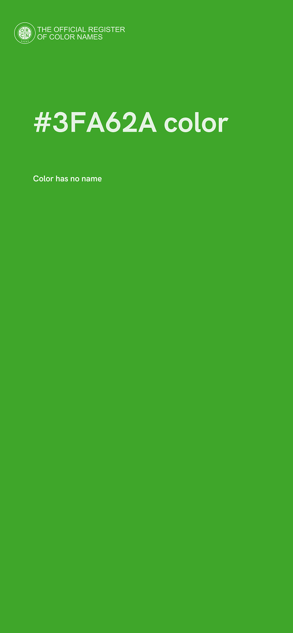 #3FA62A color image