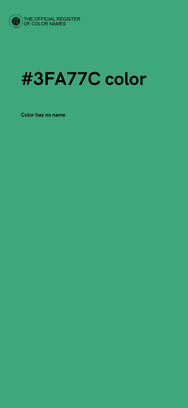 #3FA77C color image