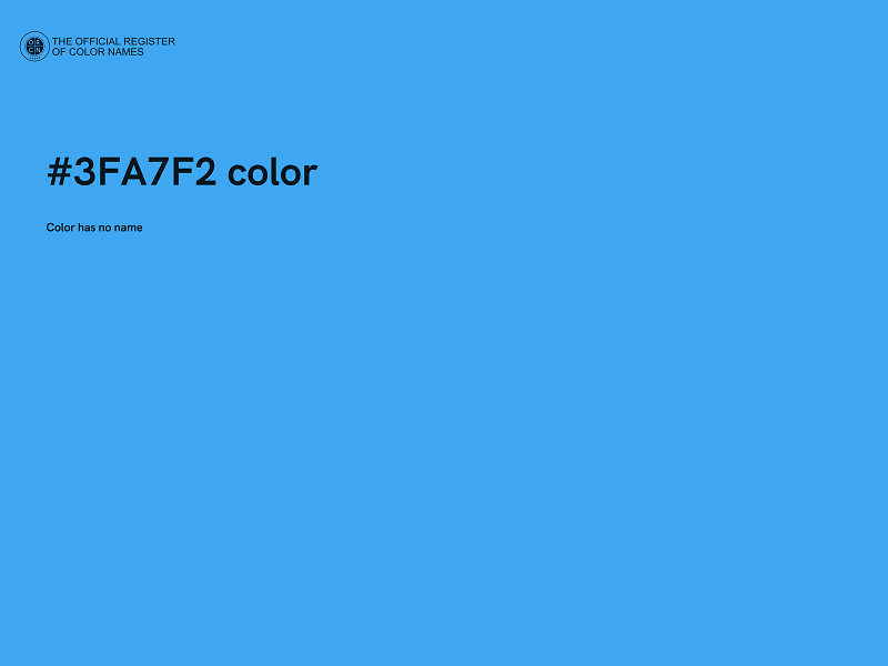 #3FA7F2 color image