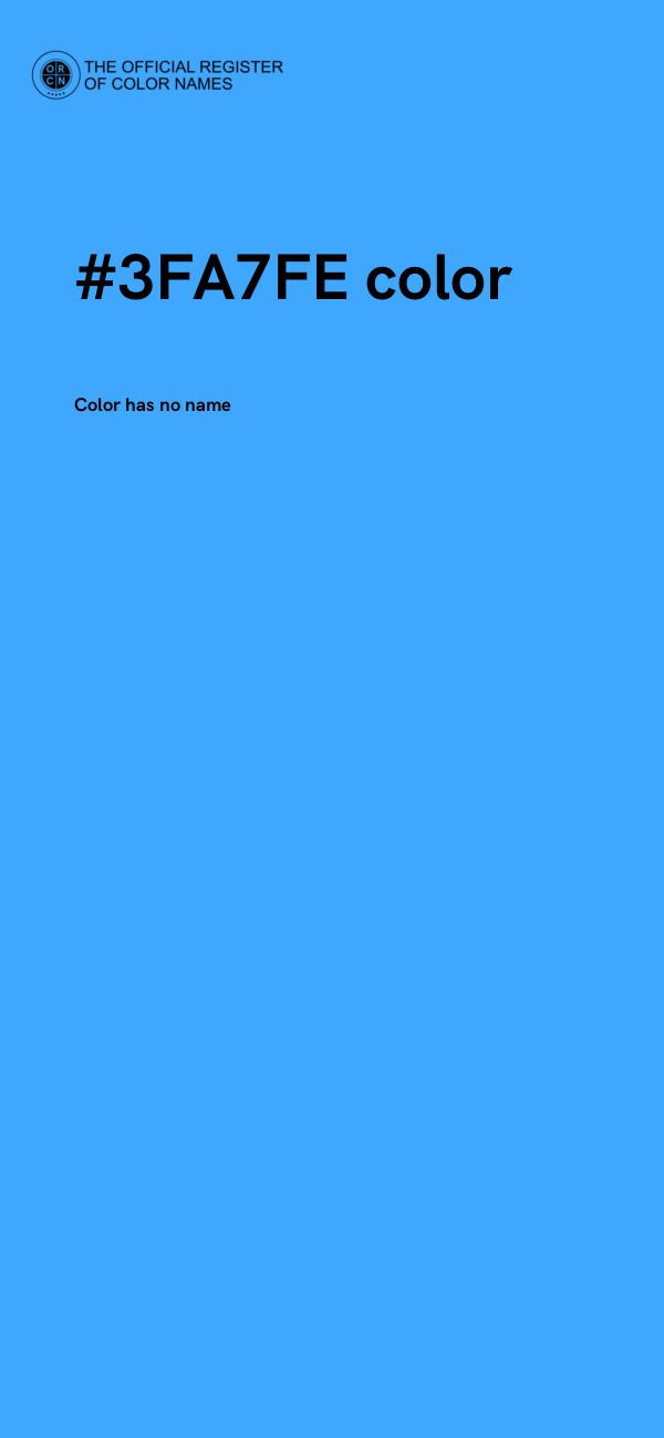 #3FA7FE color image