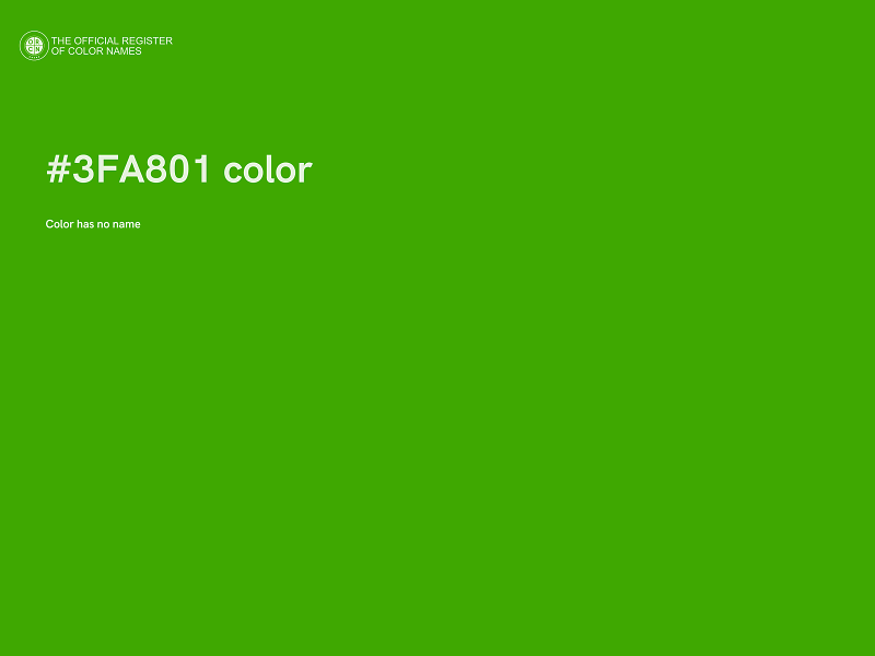 #3FA801 color image