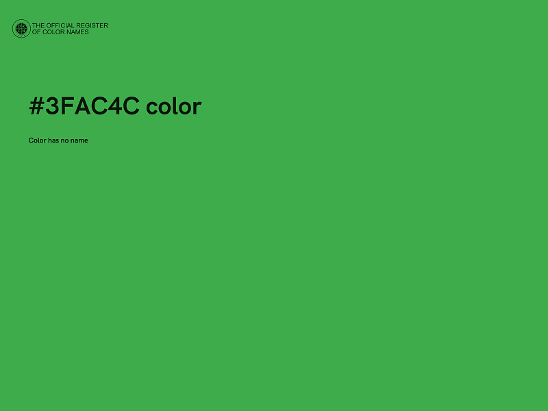 #3FAC4C color image