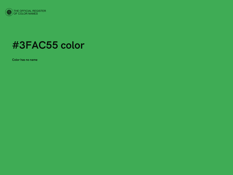 #3FAC55 color image