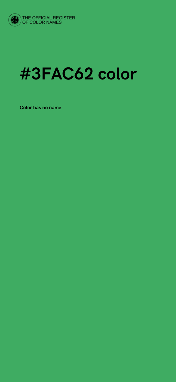 #3FAC62 color image