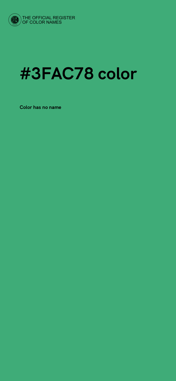 #3FAC78 color image