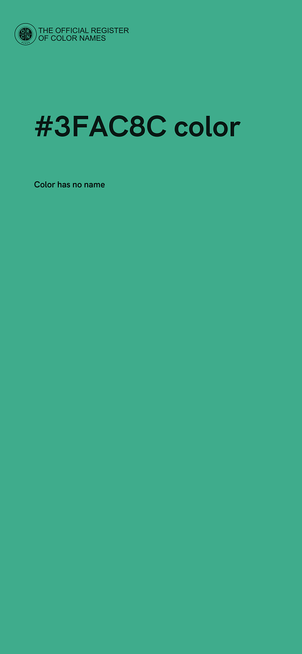 #3FAC8C color image