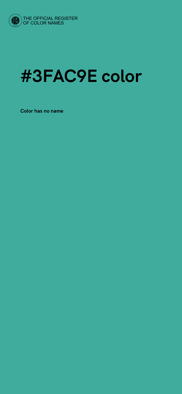 #3FAC9E color image