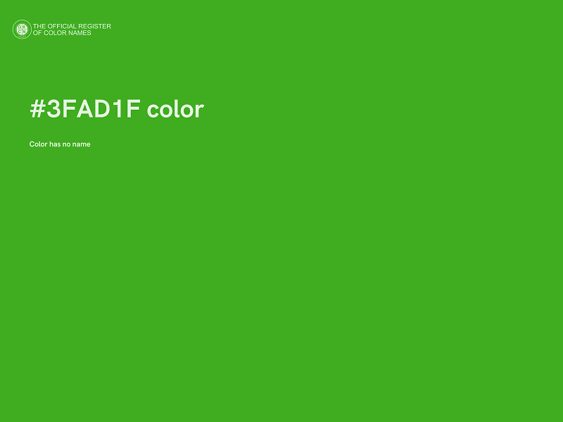 #3FAD1F color image