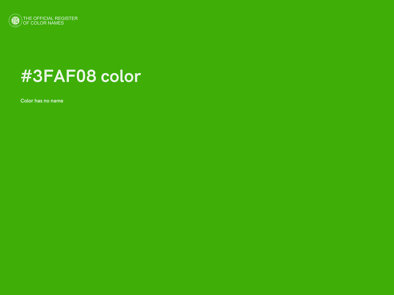 #3FAF08 color image