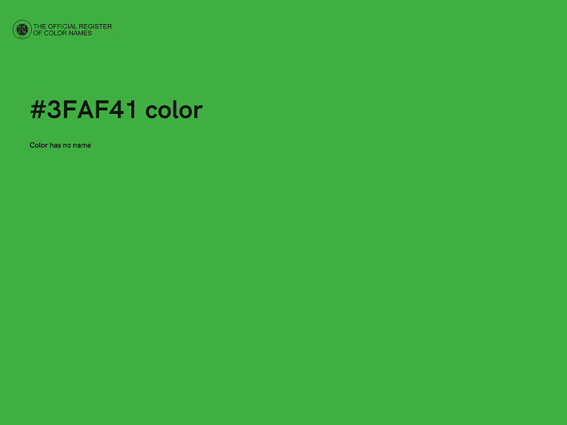 #3FAF41 color image