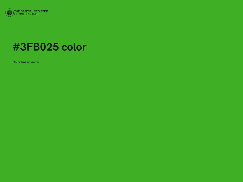 #3FB025 color image