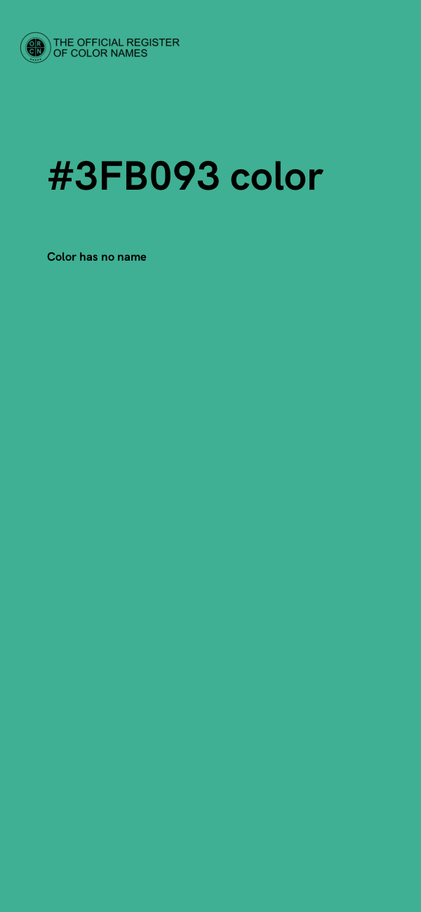 #3FB093 color image