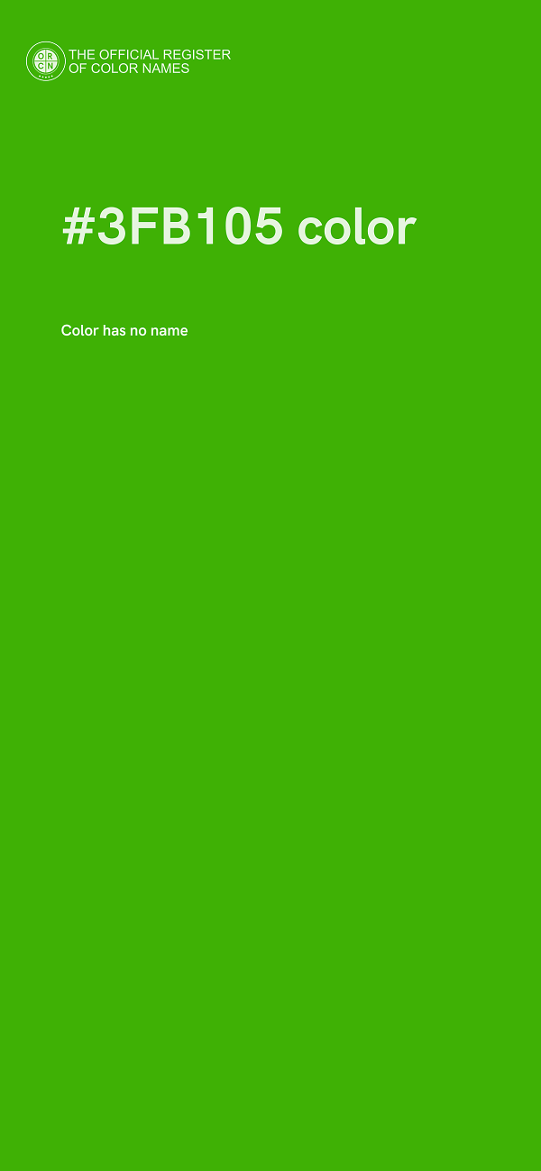 #3FB105 color image