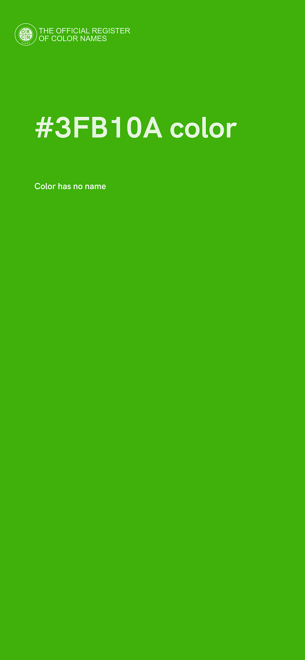 #3FB10A color image