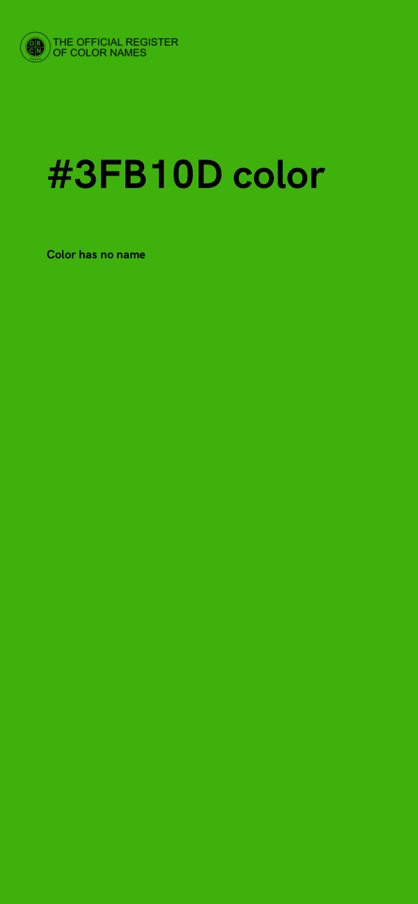 #3FB10D color image
