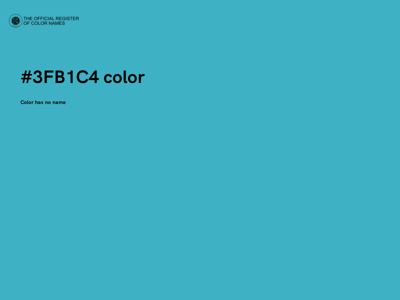 #3FB1C4 color image