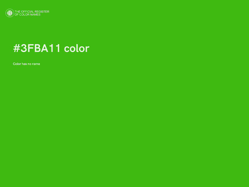 #3FBA11 color image