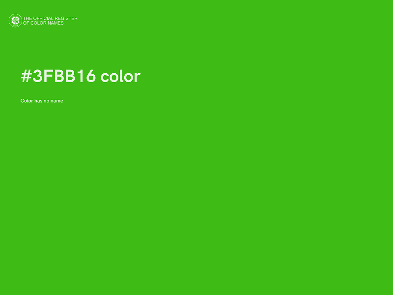 #3FBB16 color image