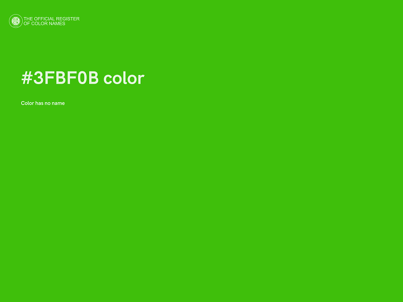 #3FBF0B color image