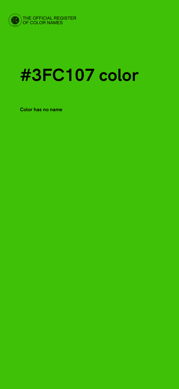 #3FC107 color image