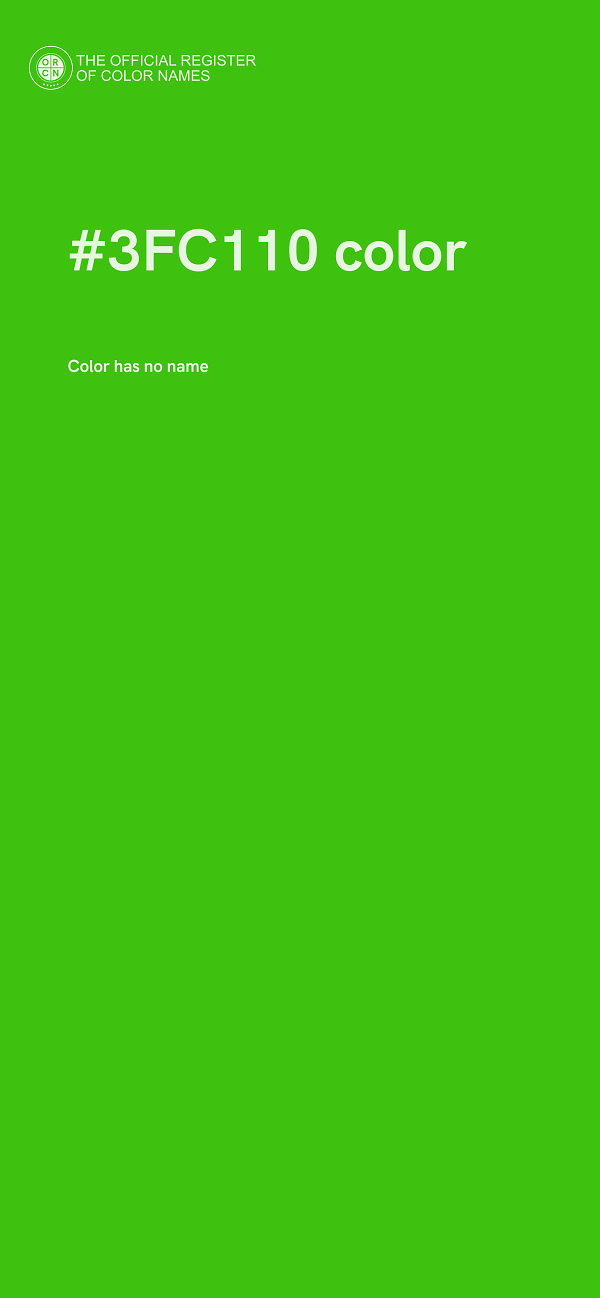 #3FC110 color image