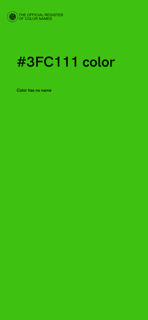 #3FC111 color image