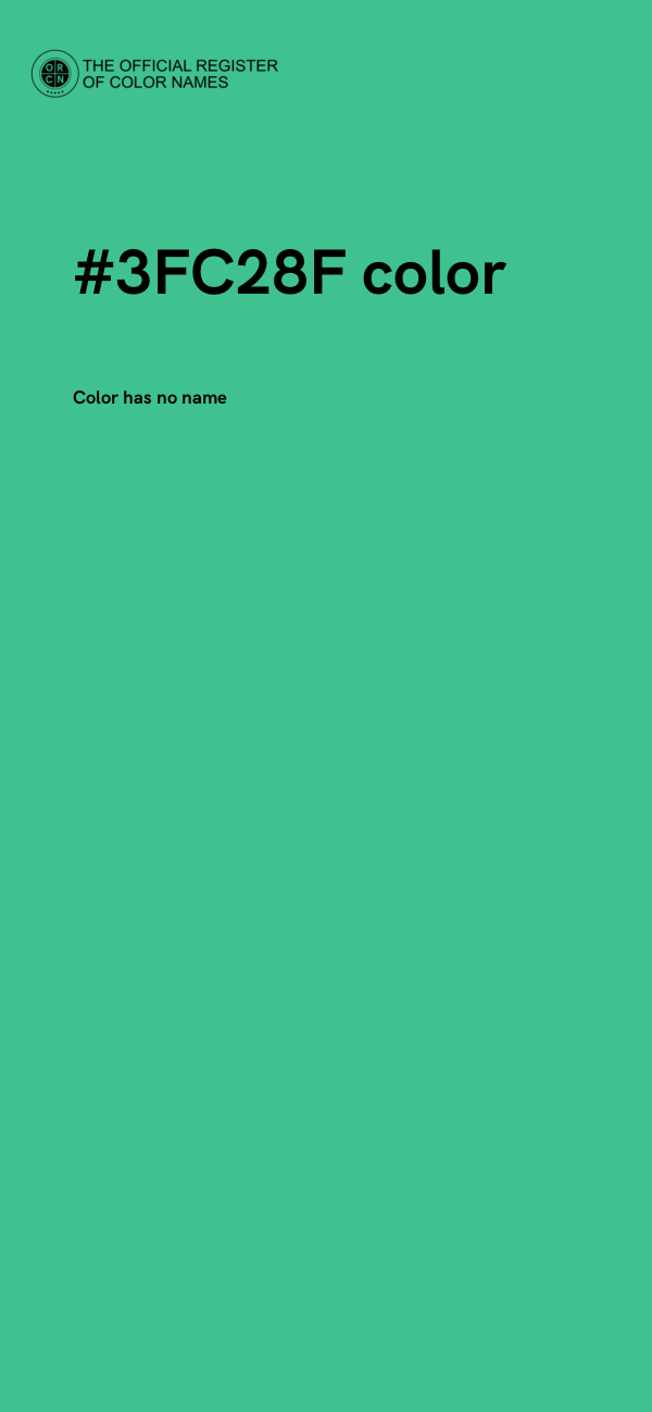 #3FC28F color image