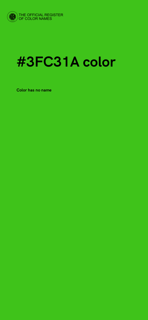 #3FC31A color image