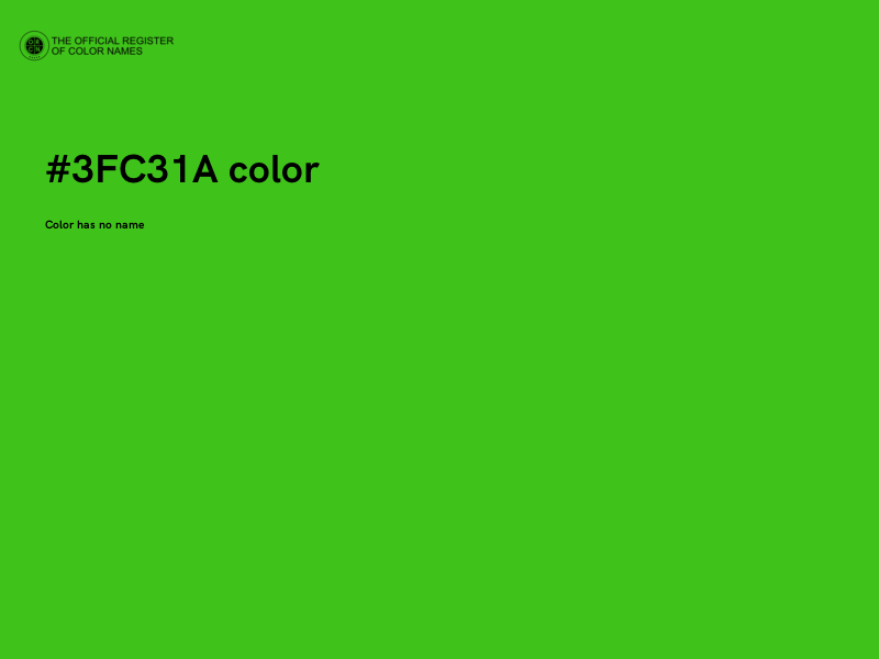 #3FC31A color image