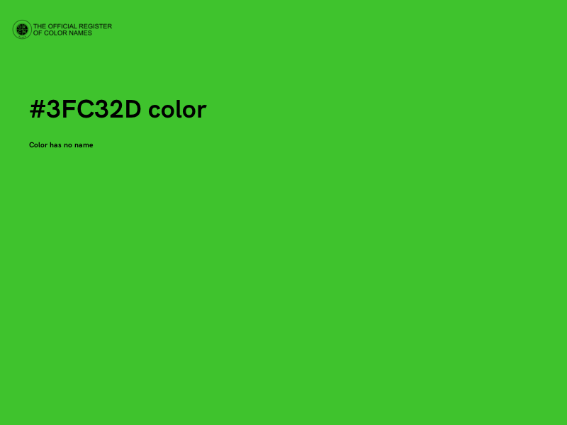 #3FC32D color image