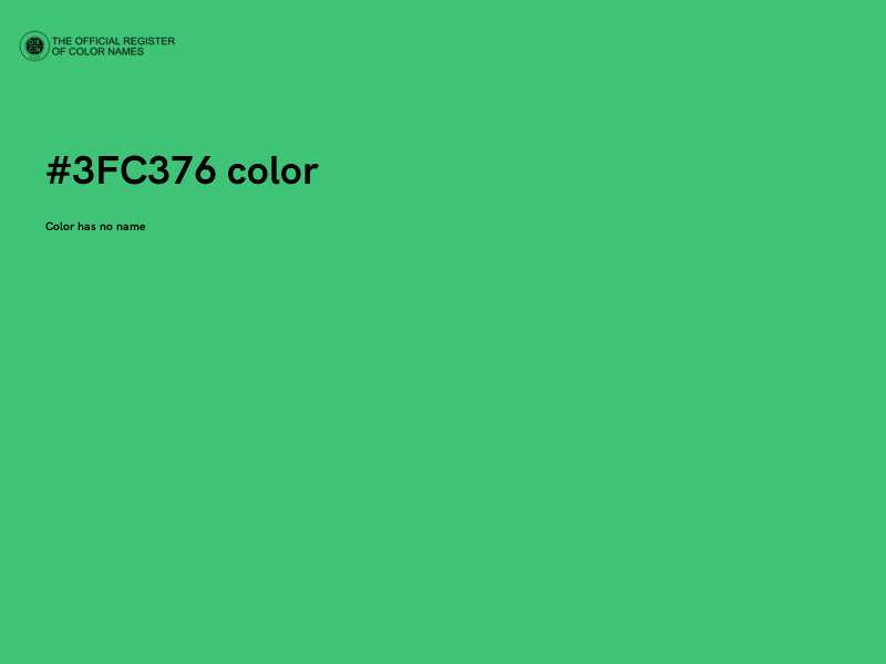 #3FC376 color image