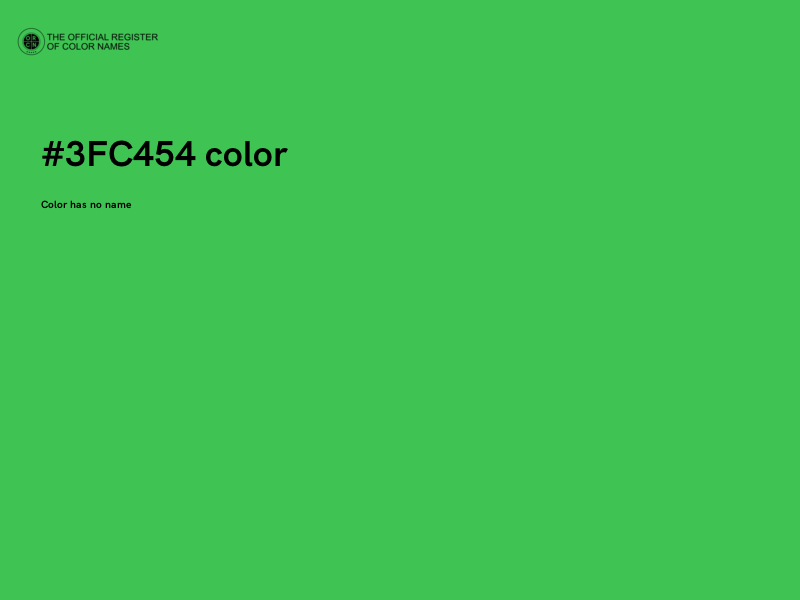 #3FC454 color image