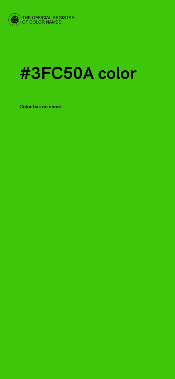 #3FC50A color image