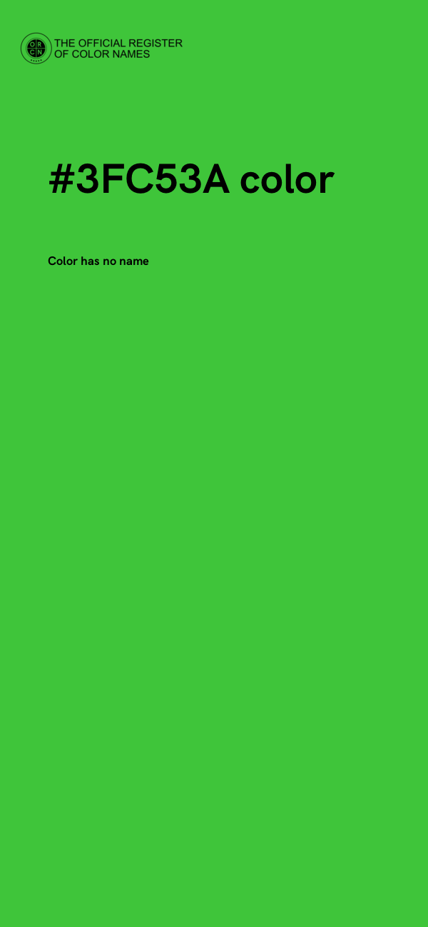 #3FC53A color image
