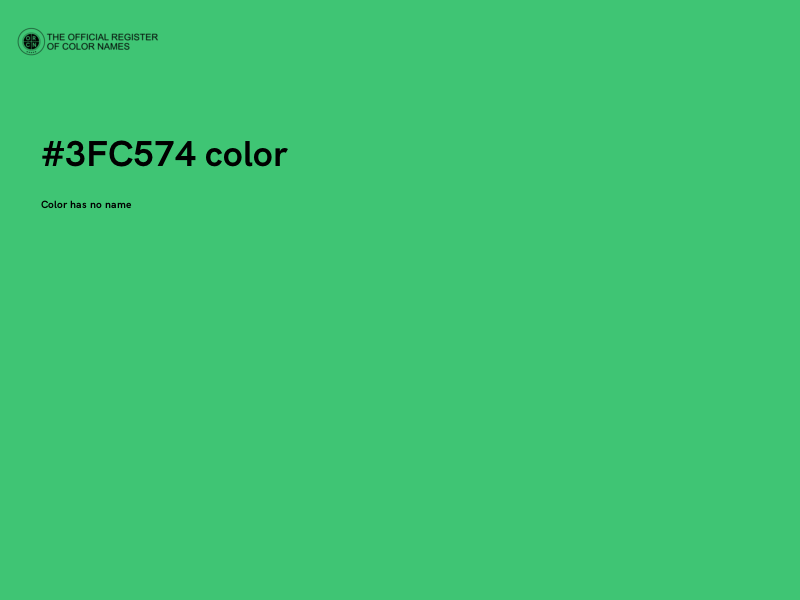 #3FC574 color image