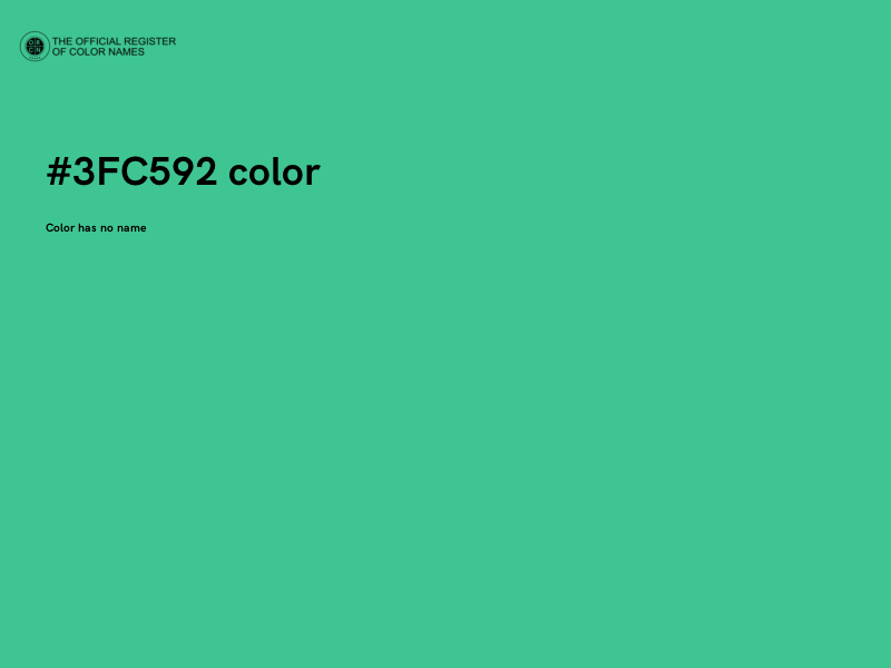 #3FC592 color image