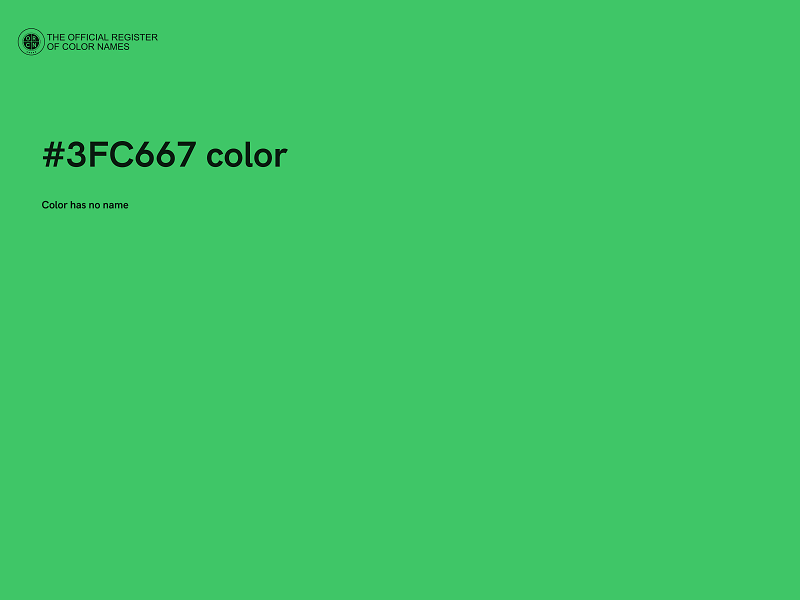 #3FC667 color image